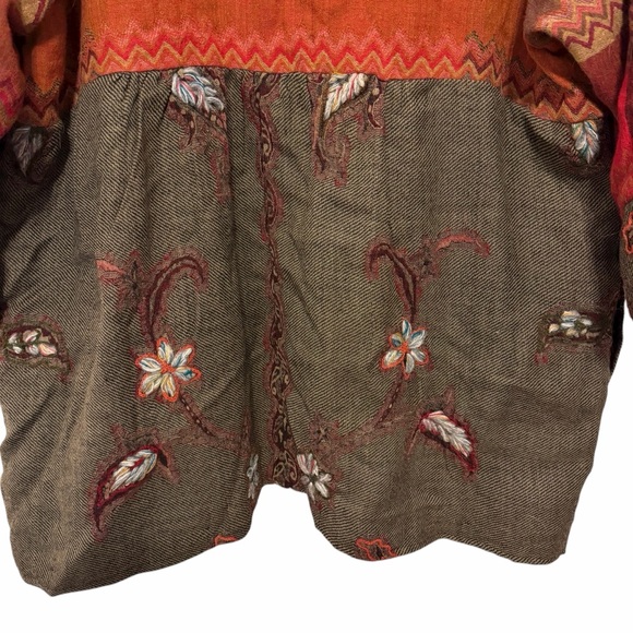 Soft Surroundings Izmir Tapestry Patchwork Boho Cardigan Jacket - Size 2X - Picture 6 of 7